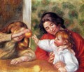 gabrielle con jean y el pequeño Pierre Auguste Renoir